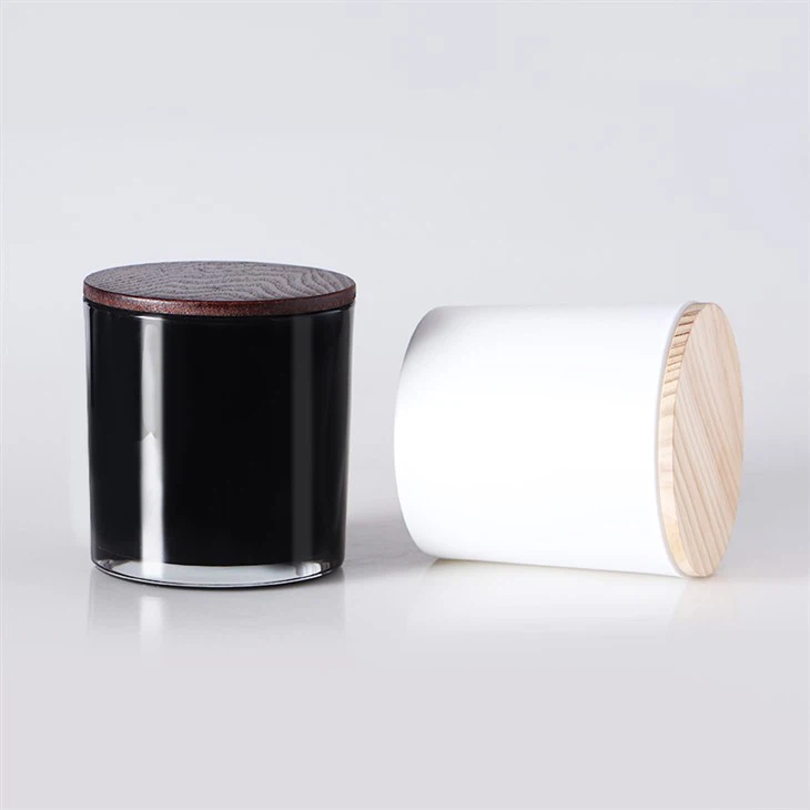 Black Candle Jars With Lids