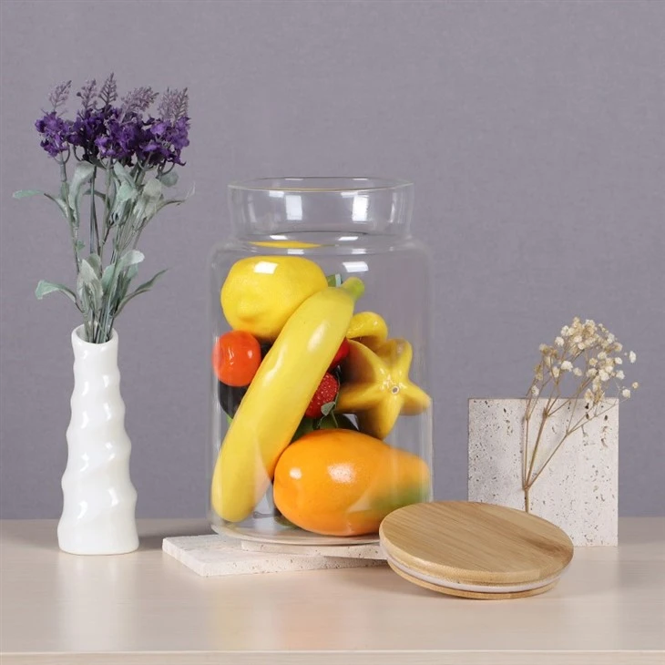 large glass jars with air tight lids